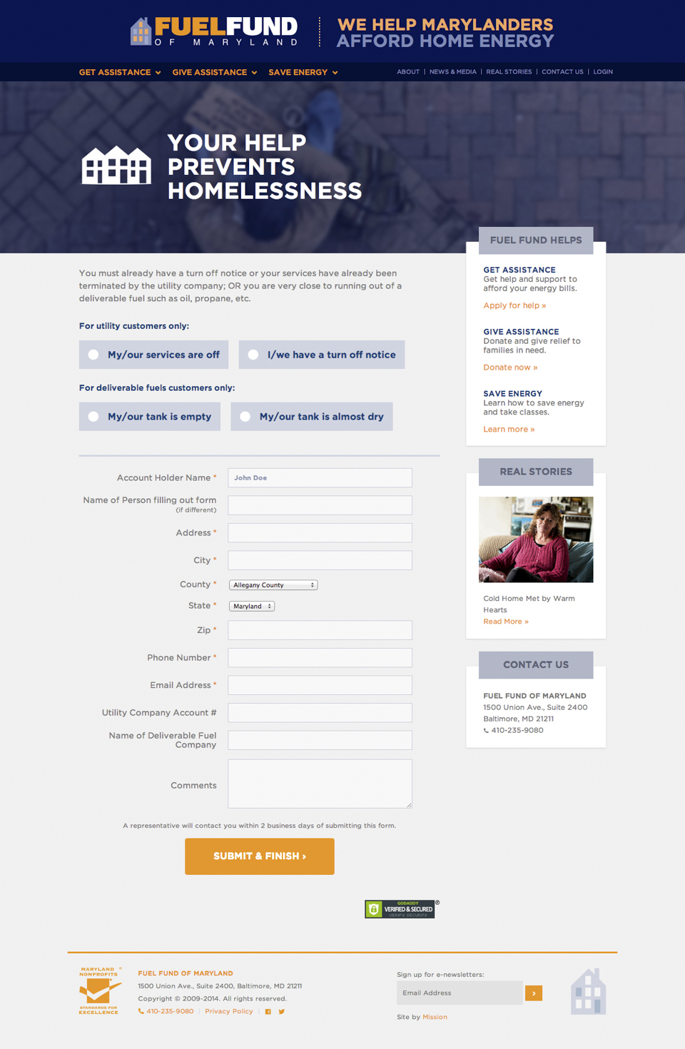 Colleen Roxas Fuel Fund of Maryland